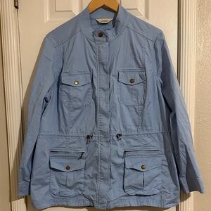 L.L. Bean Sky Blue Utility Jacket